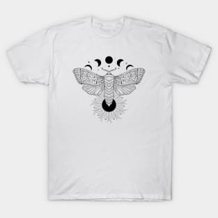 Satin Moth | Sun and Moon T-Shirt